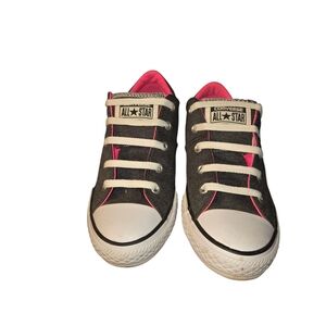 Converse Kids Sneakers - Black and Pink